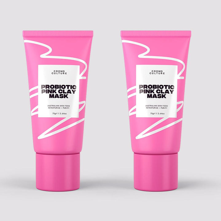 Probiotic Pink Clay Mask - Twin Pack